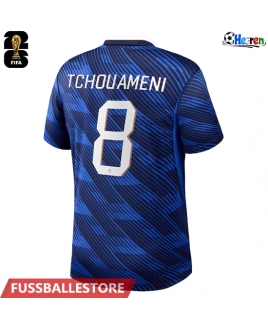 Günstige Frankreich Aurelien Tchouameni #8 Heimtrikot WM 2026 Kurzarm
